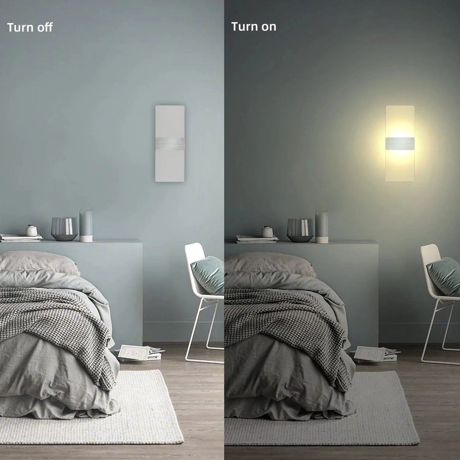 Ripple Wave LED Wall Light