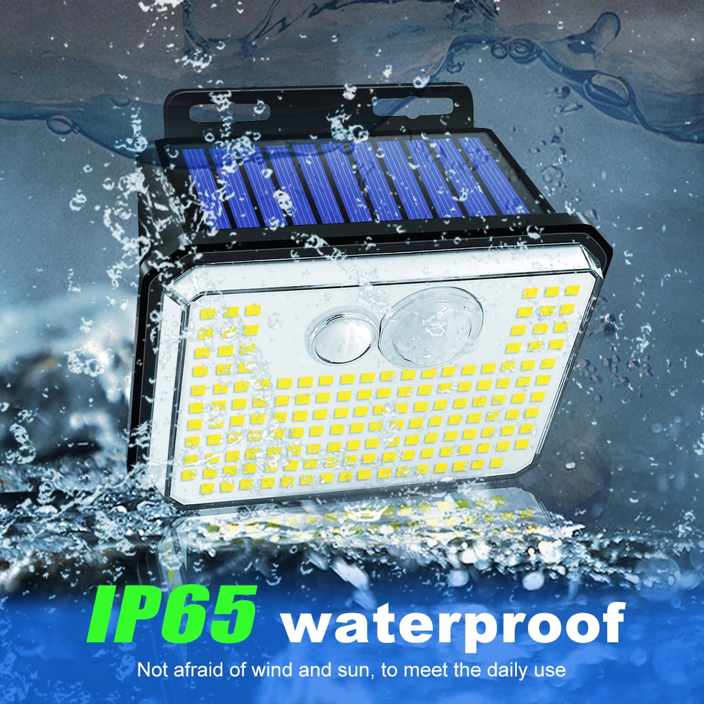 Solar Motion Security Light – 148 LED Outdoor Wall Lamp