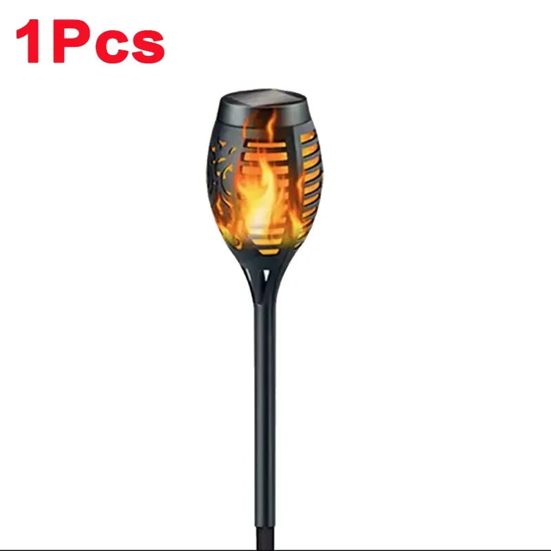 Solar Flame Torch Lights – Dancing Flame Garden Torches