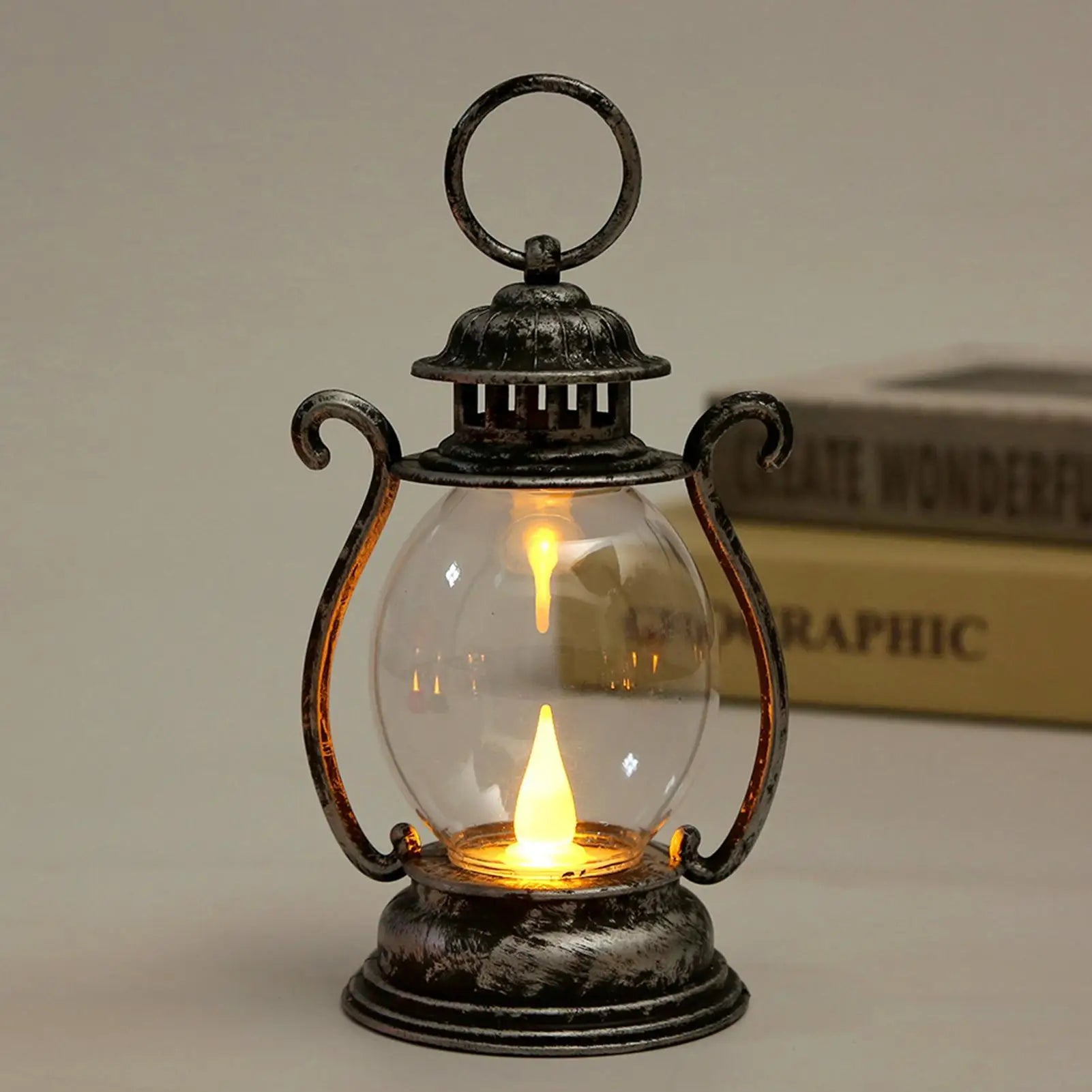 Ember Glow Fireplace Lantern