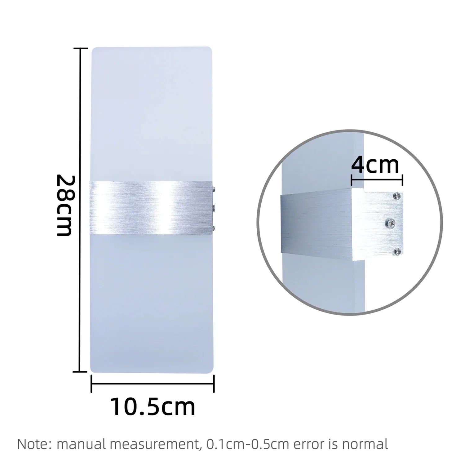 Ripple Wave LED Wall Light