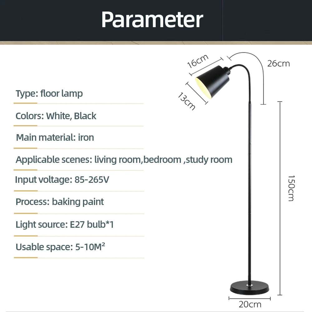 Amber Horizon Floor Lamp