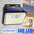 Solar Motion Security Light – 148 LED Outdoor Wall Lamp