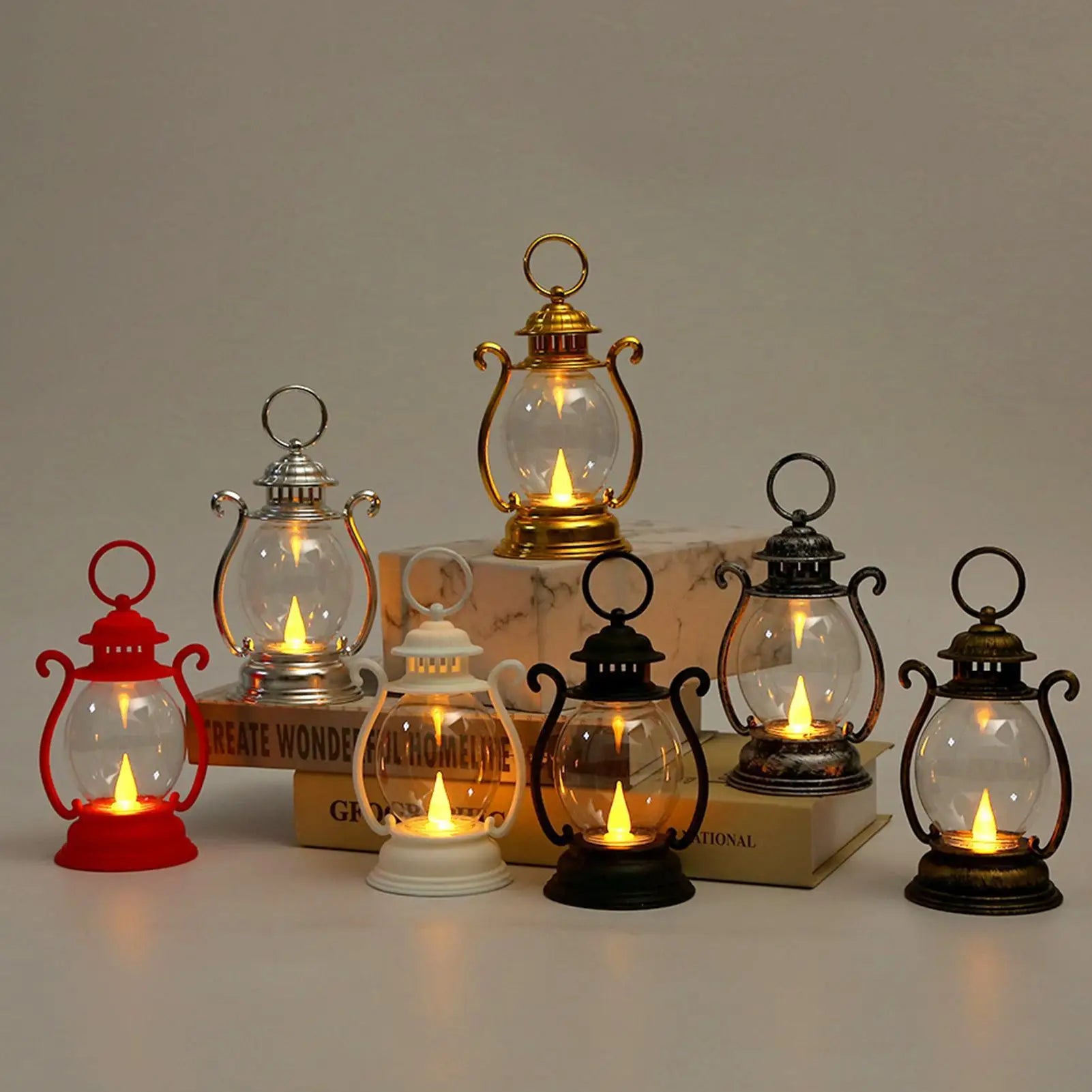 Ember Glow Fireplace Lantern