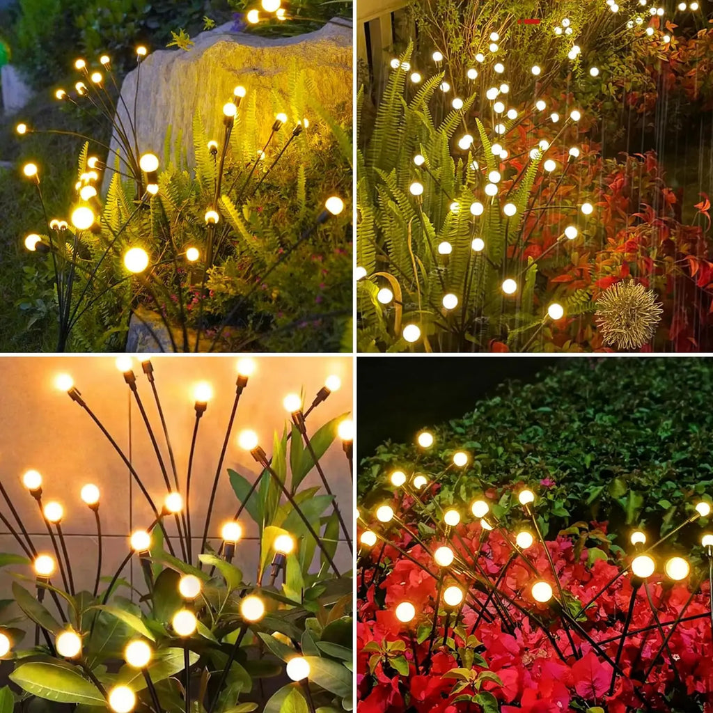 Firefly Solar Garden Stake Lights – Swaying Outdoor Glow